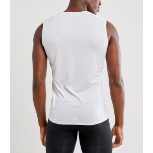 NANOWEIGHT Funktionsshirt ärmellos weiß