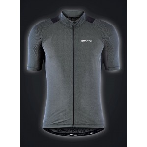 Pro Endurance Lumen Vollreflex Radtrikot kurzarm schwarz