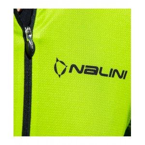 Stripes Jersey Radtrikot kurzarm gelbgrün