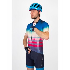EQUALIZER LTD Radtrikot kurzarm blau EQUALIZER LTD Radtrikot kurzarm blau