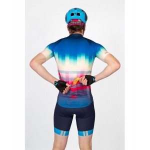 EQUALIZER LTD Radtrikot kurzarm blau EQUALIZER LTD Radtrikot kurzarm blau