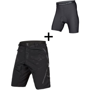 HUMMVEE II Bike Shorts black camo