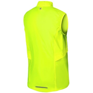 PAKAGILET Fahrrad-Windweste neongelb