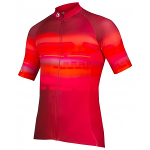 Virtual Texture Radtrikot kurzarm rot Virtual Texture Radtrikot kurzarm rot