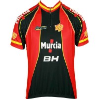 ESPAÑA 2012 Radsport-Profi-Team-Kurzarmtrikot mit kurzem Reißverschluss