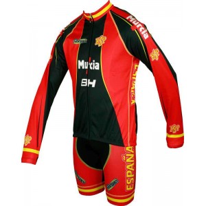 ESPAÑA 2012 Radsport-Profi-Team-Radsport-Langarmtrikot ESPAÑA 2012 Radsport-Profi-Team-Radsport-Langarmtrikot