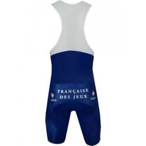 Francaise des Jeux (FdJ) 2005 Radsport-Profi-Team-Radsport-Trägerhose blau