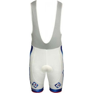FRANCAISE DES JEUX (FDJ) 2011 Radsport-Profi-Team-Trägerhose weiß FRANCAISE DES JEUX (FDJ) 2011 Radsport-Profi-Team-Trägerhose weiß
