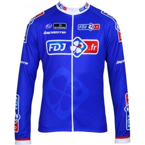 FRANCAISE DES JEUX (FDJ)-TOUR 2013 Radsport-Profi-Team-Langarmtrikot FRANCAISE DES JEUX (FDJ)-TOUR 2013 Radsport-Profi-Team-Langarmtrikot