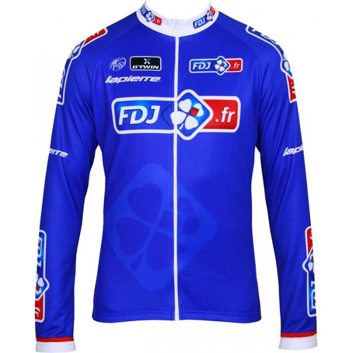 FRANCAISE DES JEUX (FDJ)-TOUR 2013 Radsport-Profi-Team-Langarmtrikot