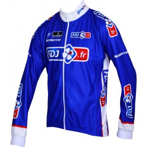FRANCAISE DES JEUX (FDJ) 2013 Fahrrad Winterjacke-B'TWIN Radsport-Profi-Team FRANCAISE DES JEUX (FDJ) 2013 Fahrrad Winterjacke-B'TWIN Radsport-Profi-Team