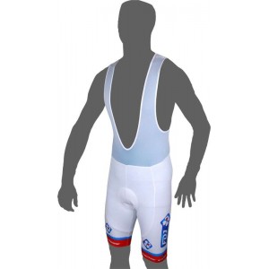 FRANCAISE DES JEUX (FDJ) 2016 Trägerhose weiß B'TWIN Radsport-Profi-Team FRANCAISE DES JEUX (FDJ) 2016 Trägerhose weiß B'TWIN Radsport-Profi-Team