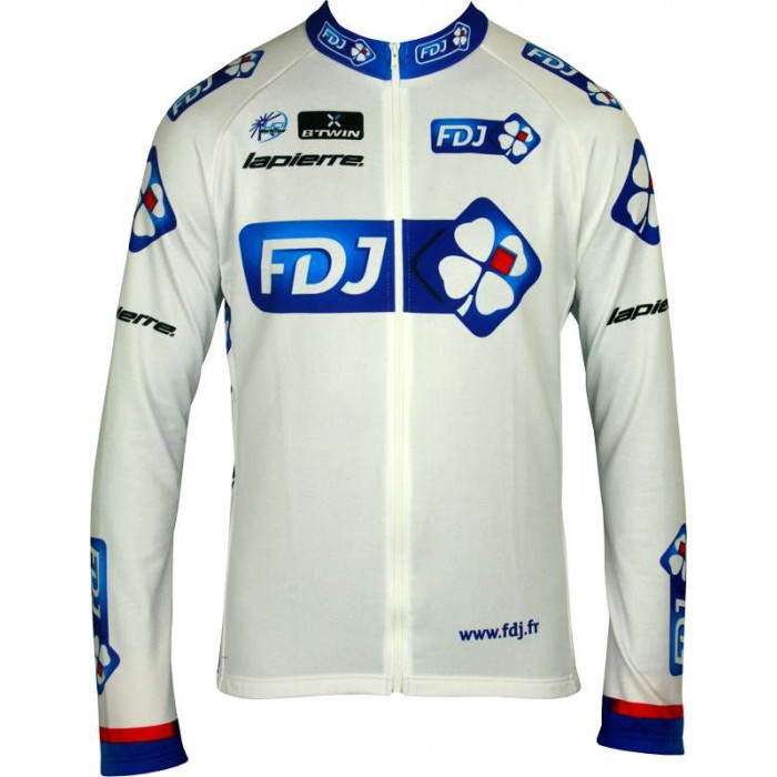 FRANCAISE DES JEUX (FDJ) 2013 Langarmtrikot-Radsport-Profi-Team