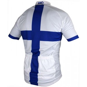 FRANCAISE DES JEUX (FDJ) Finnischer Meister 2015 Kurzarmtrikot (kurzer Reißverschluss) -B'TWIN Radsport-Profi-Team