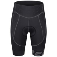 B30 Radhose kurz schwarz/grau