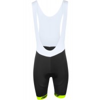 B38 Trägerhose kurz schwarz/neongelb