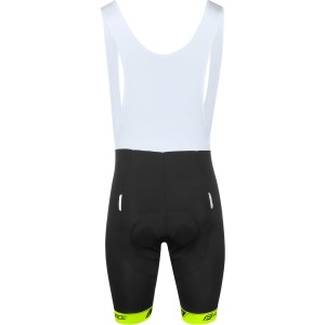 B38 Trägerhose kurz schwarz/neongelb