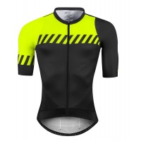 FASHION Aero Radtrikot kurzarm neongelb/schwarz