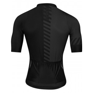 FASHION Radsport-Set (Radtrikot langer RV+Trägerhose) schwarz