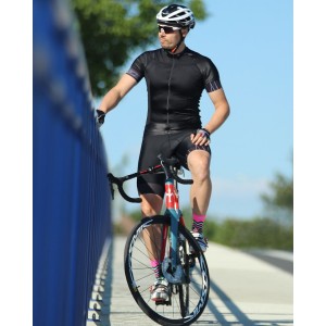SHINE Aero Radtrikot kurzarm schwarz SHINE Aero Radtrikot kurzarm schwarz