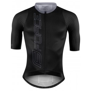 TEAM PRO Radsport-Set (Radtrikot langer RV+Trägerhose) schwarz