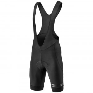 PODIUM Radsport-Set (Radtrikot kurzarm+Trägerhose kurz) schwarz/grau