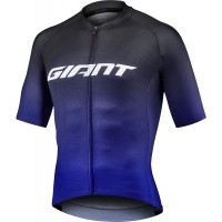 RACE DAY Radtrikot kurzarm schwarz/blau