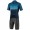 RIVAL Radsport-Set (Kurzarmtrikot+Radhose) blau/schwarz