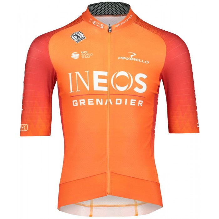 INEOS GRENADIERS 2022 training edition EPIC RACE Radtrikot kurzarm (langer RV)-Radsport-Profi-Team
