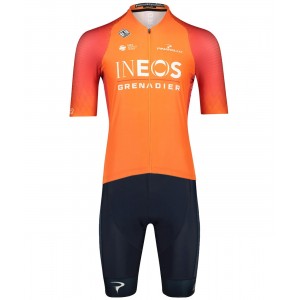 INEOS GRENADIERS 2022 training edition ICON Radtrikot kurzarm (langer RV)-Radsport-Profi-Team