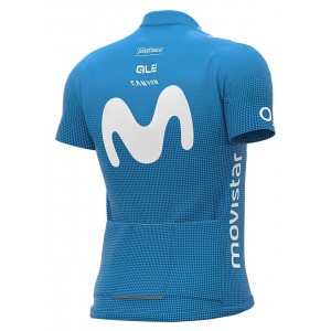 MOVISTAR 2021 Radtrikot kurzarm (langer RV)-ALE Radsport-Profi-Team