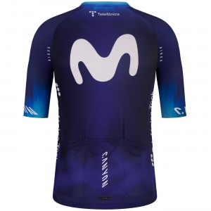 MOVISTAR 2023 Radtrikot kurzarm-Radsport-Profi-Team