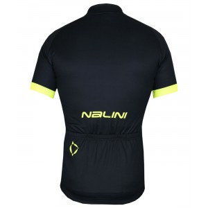 Radsport-Set (Radtrikot Blade Jersey+Trägerhose Fireball) schwarz/neongelb