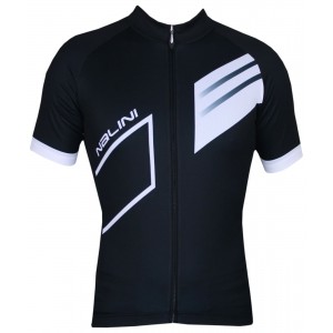 Radsport-Set (Radtrikot Blade Jersey+Trägerhose Cocis 2) schwarz/weiß