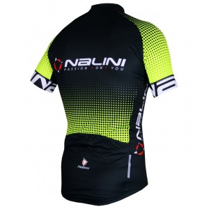 BORGO C Radtrikot kurzarm schwarz/neongelb