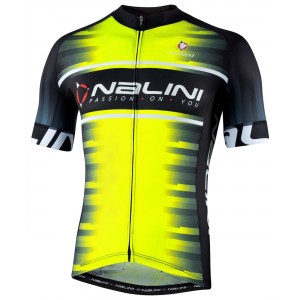 BORGO Radtrikot kurzarm schwarz/neongelb BORGO Radtrikot kurzarm schwarz/neongelb