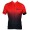 Übergröße Descent Jersey Radtrikot kurzarm schwarz/rot