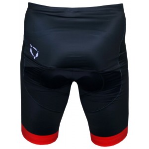 DYNAMITE Radhose kurz schwarz/rot