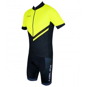 Radsport-Set (Radtrikot VENDETTA+Radhose DYNAMITE) schwarz/neongelb Radsport-Set (Radtrikot VENDETTA+Radhose DYNAMITE) schwarz/neongelb
