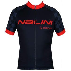 Flag Jersey Radtrikot kurzarm schwarz/rot