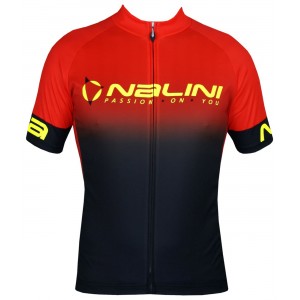 Horizon Jersey Radtrikot kurzarm schwarz/orangerot Horizon Jersey Radtrikot kurzarm schwarz/orangerot