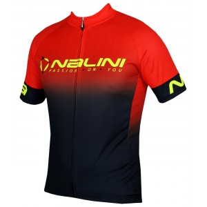 Horizon Jersey Radtrikot kurzarm schwarz/orangerot Horizon Jersey Radtrikot kurzarm schwarz/orangerot