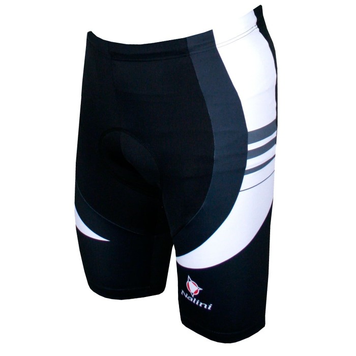 LIGHTNING Radhose kurz schwarz/weiß