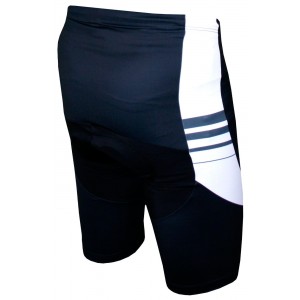 LIGHTNING Radhose kurz schwarz/weiß