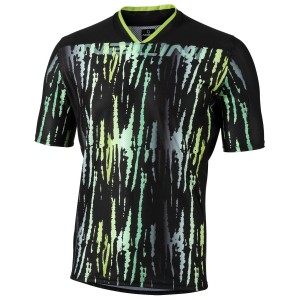 LILLEHAMMER1994 MTB Radtrikot kurzarm schwarz/grün