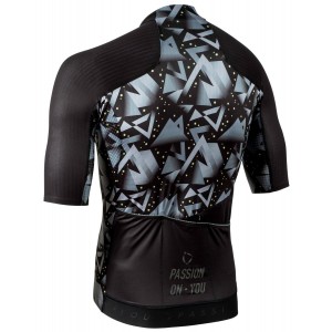 MEXICO1968 Radtrikot kurzarm schwarz