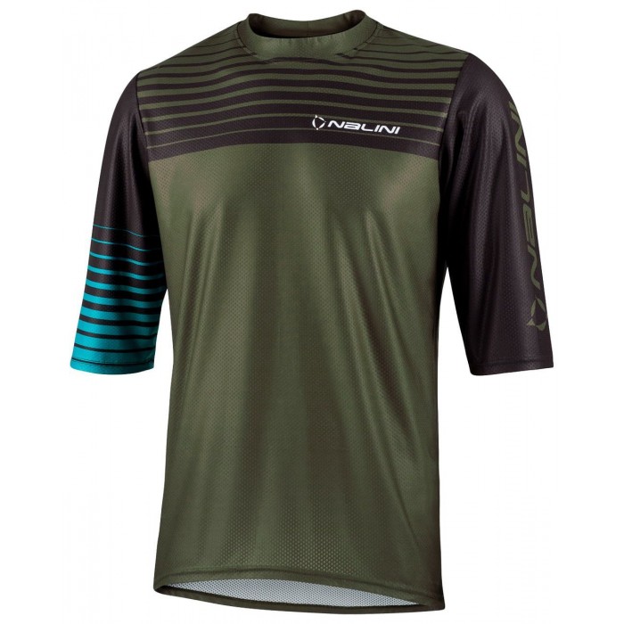 New Hill MTB Trikot kurzarm armeegrün/schwarz