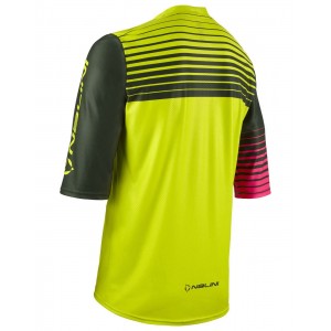 New Hill MTB Trikot kurzarm gelbgrün