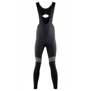 New Warm Reflex Bib Tight Trägerhose lang schwarz