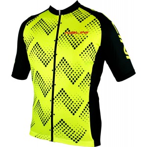 Übergröße PODIO 2.0 Radtrikot kurzarm gelb/schwarz Übergröße PODIO 2.0 Radtrikot kurzarm gelb/schwarz